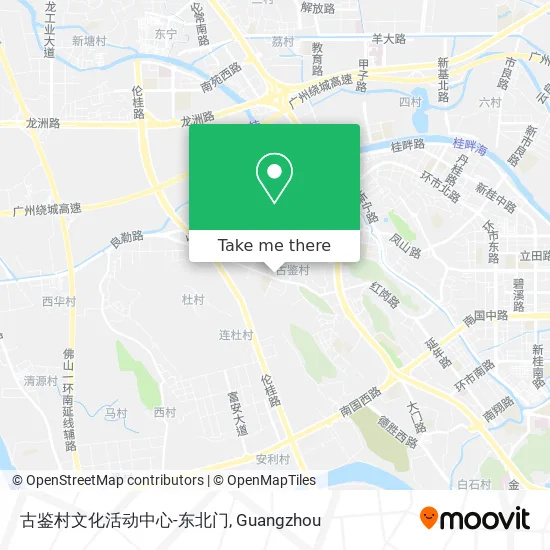 古鉴村文化活动中心-东北门 map