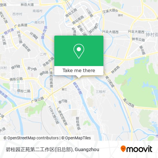碧桂园正苑第二工作区(旧总部) map