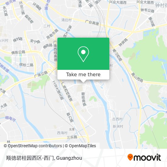 顺德碧桂园西区-西门 map