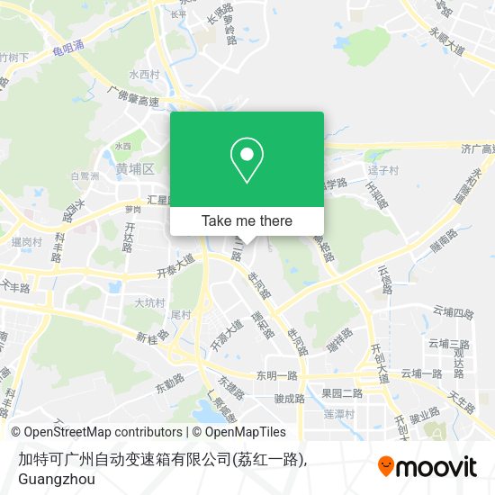 加特可广州自动变速箱有限公司(荔红一路) map