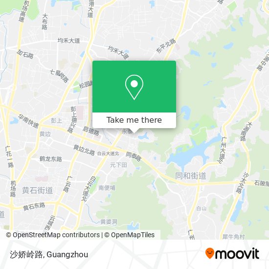 沙娇岭路 map