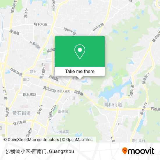 沙娇岭小区-西南门 map