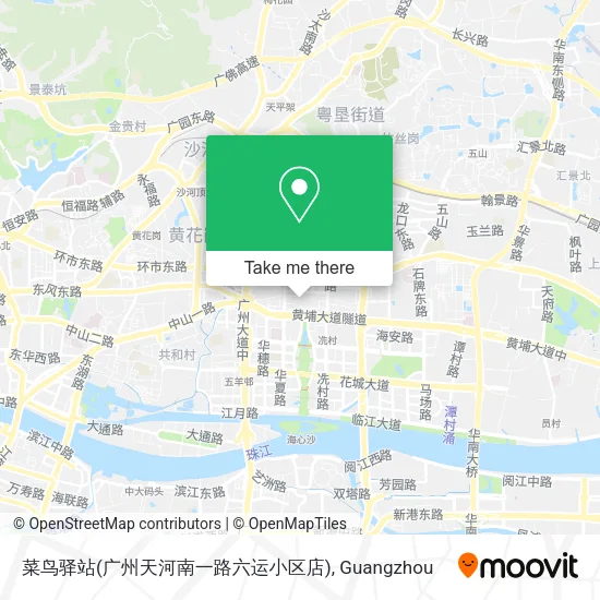 菜鸟驿站(广州天河南一路六运小区店) map