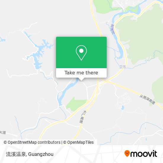 流溪温泉 map