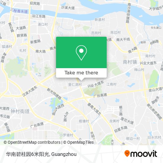 华南碧桂园6米阳光 map