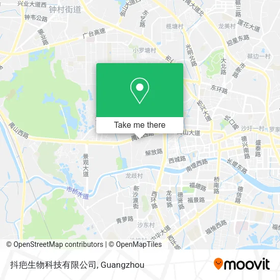 抖疤生物科技有限公司 map