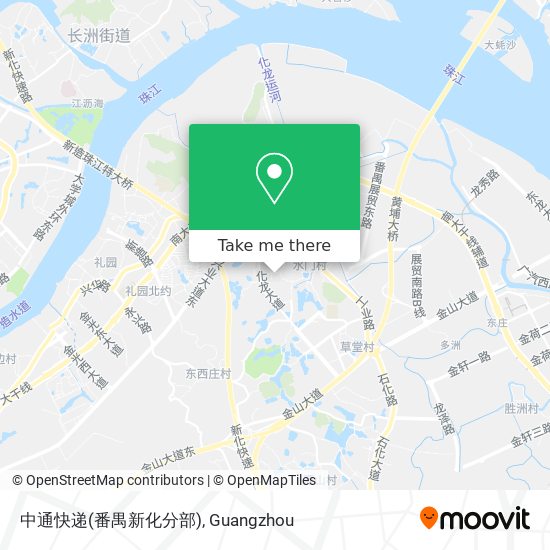 中通快递(番禺新化分部) map