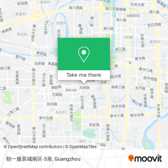 朝一服装城南区-3座 map