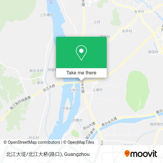 北江大堤/北江大桥(路口) map