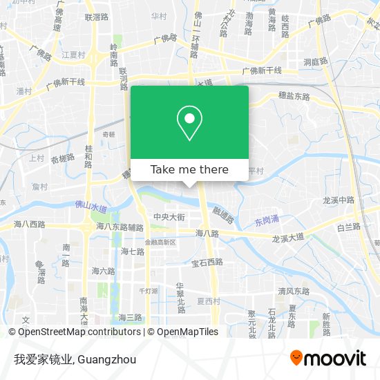 我爱家镜业 map