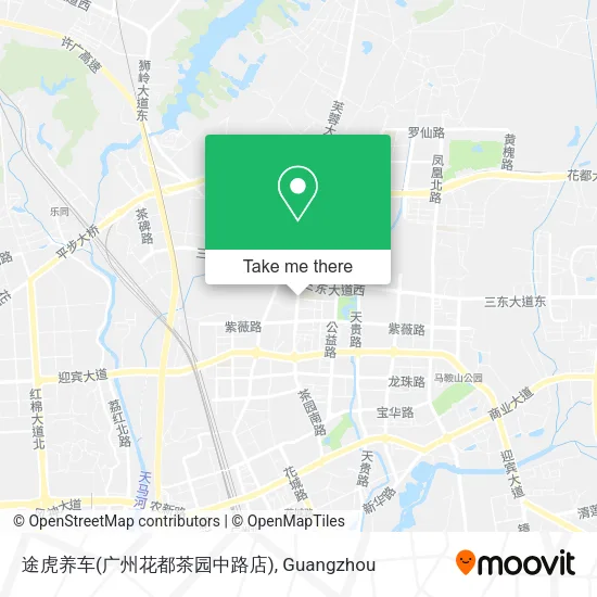 途虎养车(广州花都茶园中路店) map