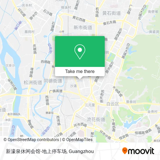 新濠泉休闲会馆-地上停车场 map