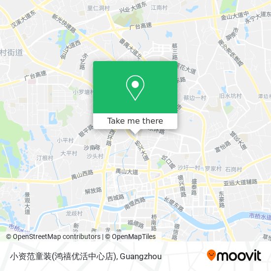 小资范童装(鸿禧优活中心店) map