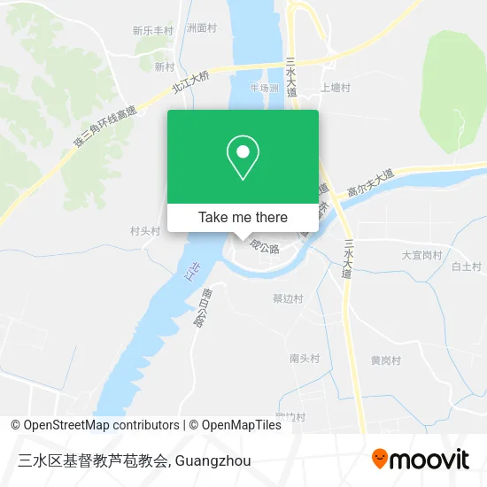 三水区基督教芦苞教会 map