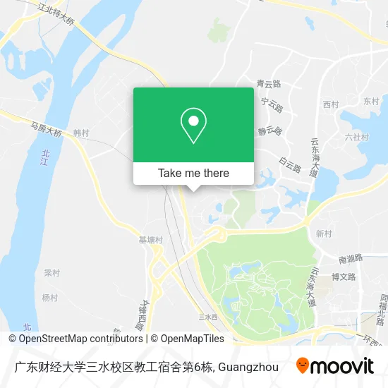 广东财经大学三水校区教工宿舍第6栋 map
