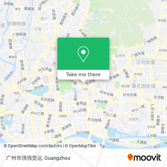 广州市强强货运 map