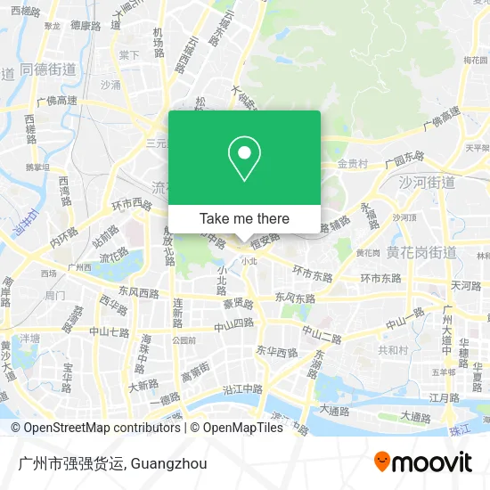 广州市强强货运 map