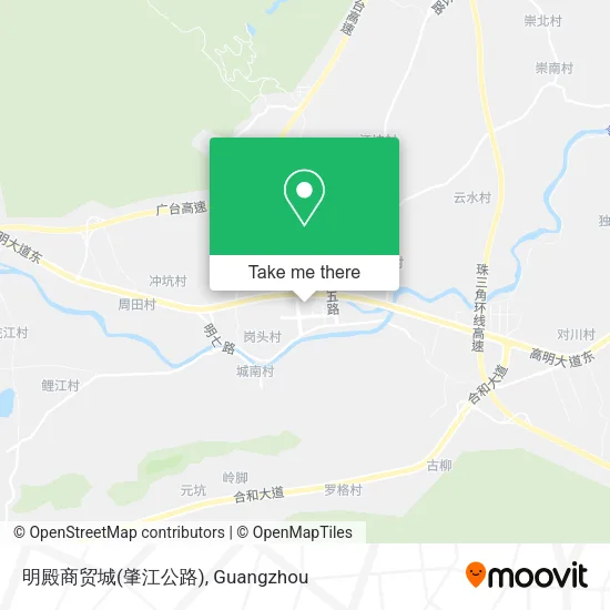 明殿商贸城(肇江公路) map