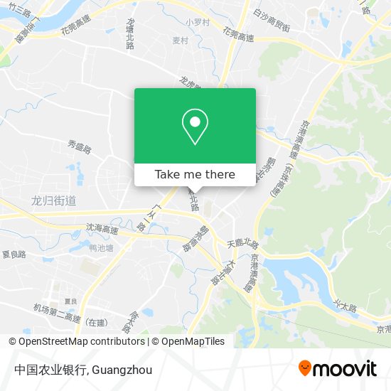 中国农业银行 map
