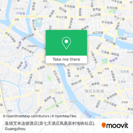 嘉德艾米连锁酒店(原七天酒店凤凰新村地铁站店) map