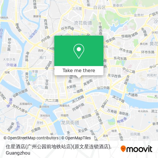 住星酒店(广州公园前地铁站店)(原文星连锁酒店) map