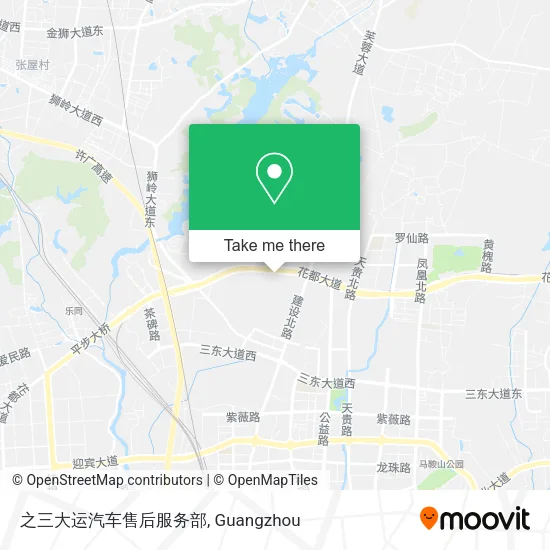 之三大运汽车售后服务部 map