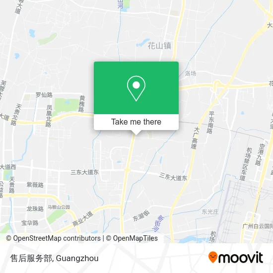 售后服务部 map