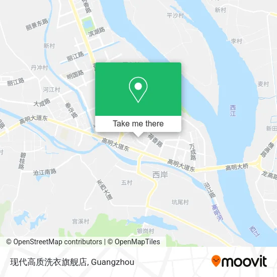 现代高质洗衣旗舰店 map