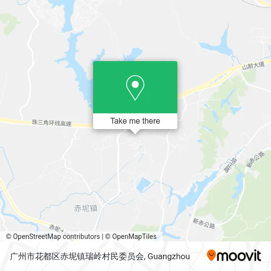 广州市花都区赤坭镇瑞岭村民委员会 map