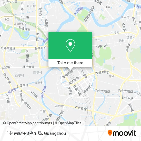 广州南站-P8停车场 map