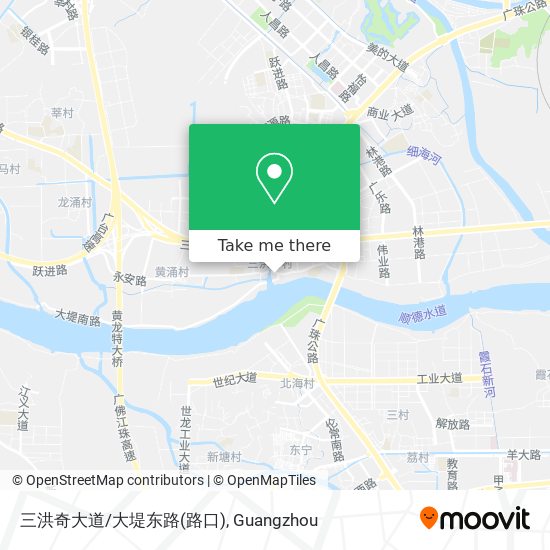 三洪奇大道/大堤东路(路口) map