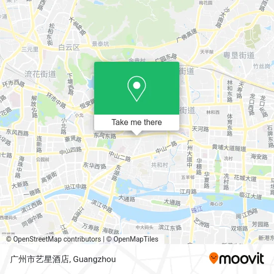 广州市艺星酒店 map