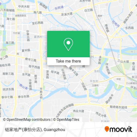 链家地产(康怡分店) map