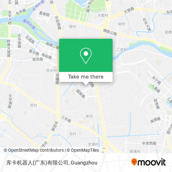 库卡机器人(广东)有限公司 map
