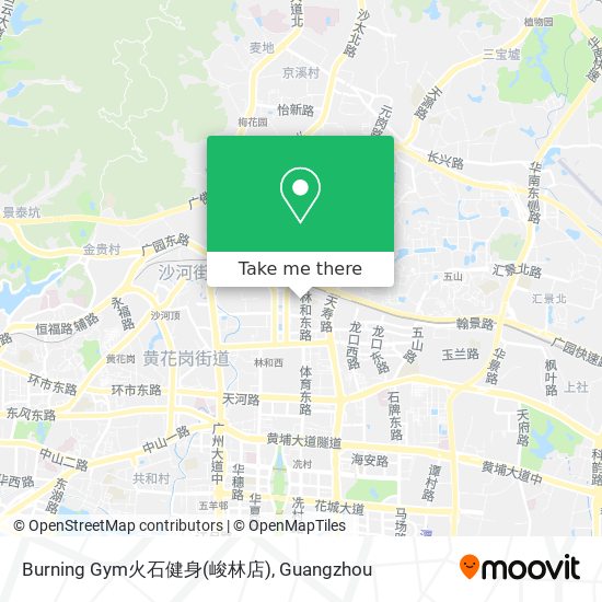 Burning Gym火石健身(峻林店) map