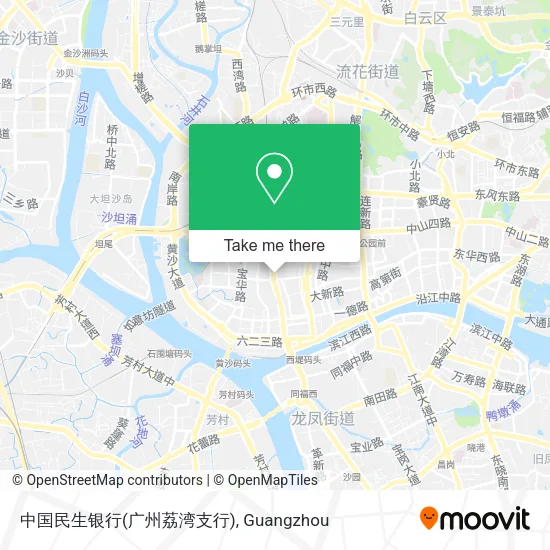 中国民生银行(广州荔湾支行) map