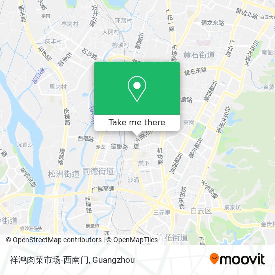 祥鸿肉菜市场-西南门 map