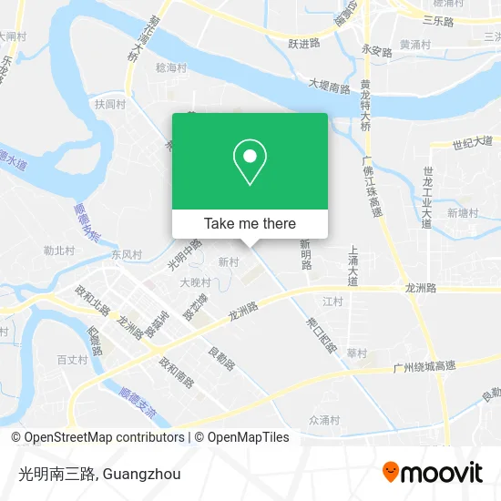 光明南三路 map