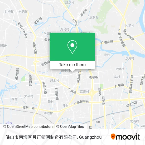 佛山市南海区月正筛网制造有限公司 map