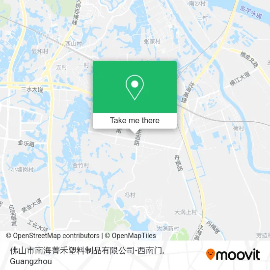 佛山市南海菁禾塑料制品有限公司-西南门 map