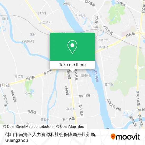 佛山市南海区人力资源和社会保障局丹灶分局 map