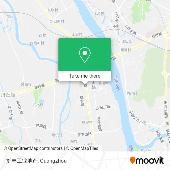 挺丰工业地产 map