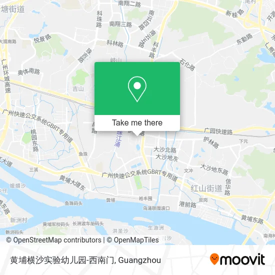 黄埔横沙实验幼儿园-西南门 map
