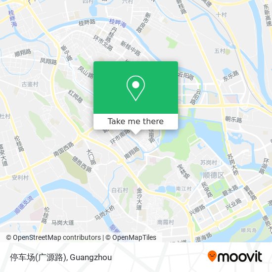 停车场(广源路) map
