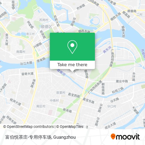 富伯悦茶庄-专用停车场 map