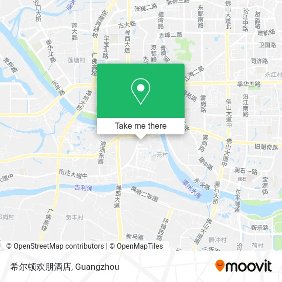 希尔顿欢朋酒店 map