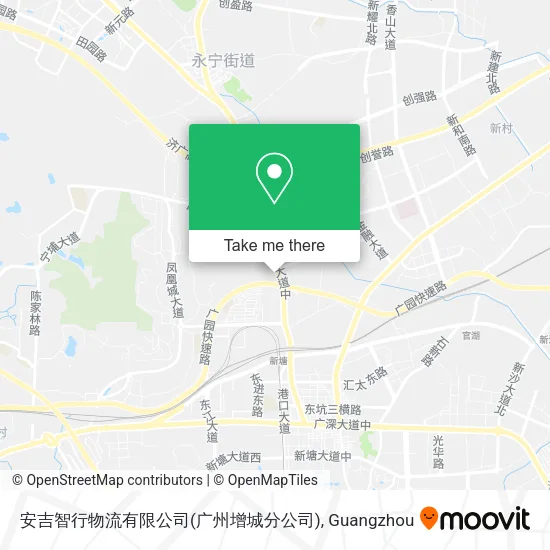安吉智行物流有限公司(广州增城分公司) map