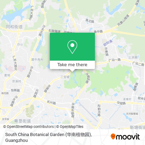 South China Botanical Garden (华南植物园) map