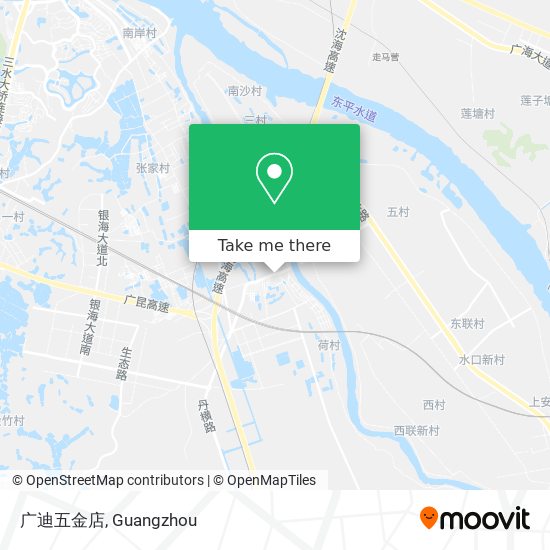 广迪五金店 map