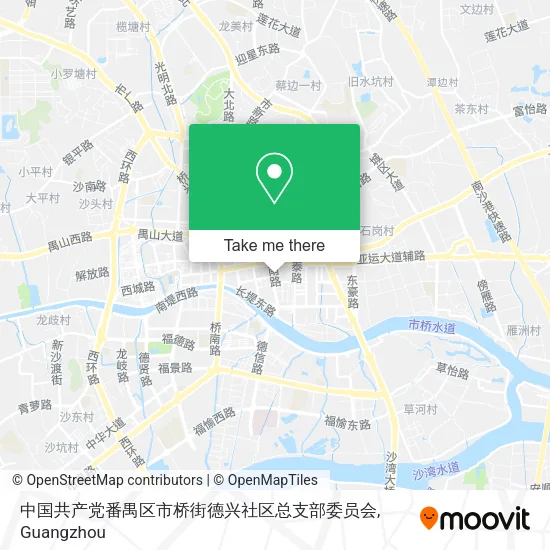 中国共产党番禺区市桥街德兴社区总支部委员会 map